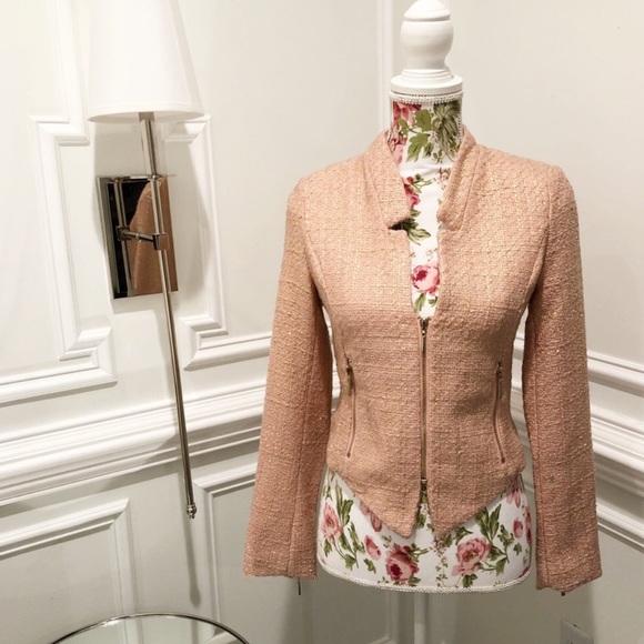 Drôle de copine Jackets & Blazers - NWOT Shimmery pink and gold blazer from Netherland